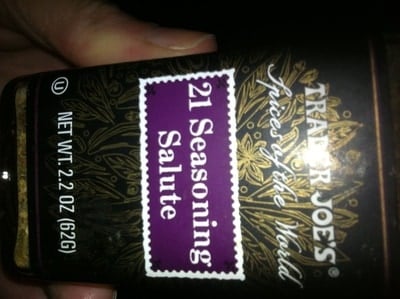 Trader Joe's 21 Seasoning Salute package