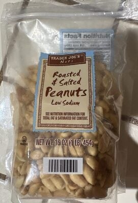 Trader Joe's Roasted & Salted Peanuts packaging