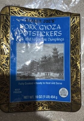 Trader Joe's Potstickers Pork & Vegetable Dumplings packaging