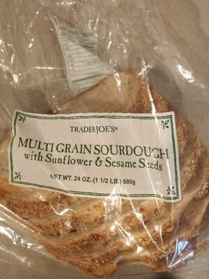 Trader Joe's Multi Grain Sourdough package