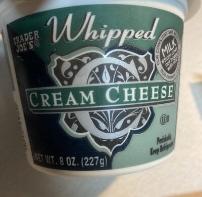 Trader Joe's Whipped Cream Cheese packaging