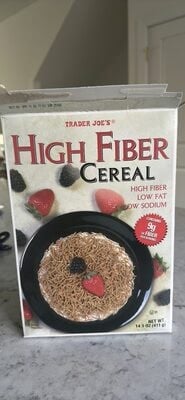 Trader Joe's High Fiber Cereal packaging