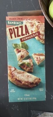 Trader Joe's Bambino Pizza Formaggio packaging