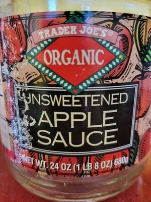 Trader Joe's Unsweetened Apple Sauce package