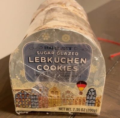 Trader Joe's Sugar Glazed Lebkuchen Cookies packaging
