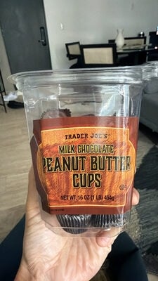 Trader Joe's Milk Chocolate Peanut Butter Cups packaging