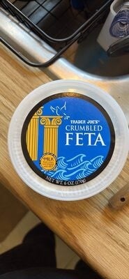 Trader Joe's Crumbled Feta packaging