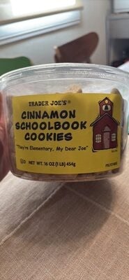 Trader Joe's Cinnamon Schoolbook Cookies packaging