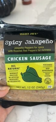 Trader Joe's Spicy Jalapeño Chicken Sausage package