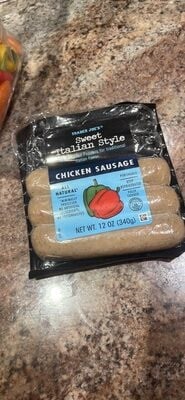 Trader Joe's Sweet Italian Style Chicken Sausage packaging