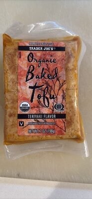Trader Joe's Organic Baked Tofu package