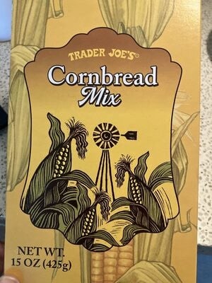 Trader Joe's Cornbread Mix packaging