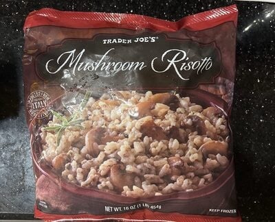 Trader Joe's Mushroom Risotto packaging