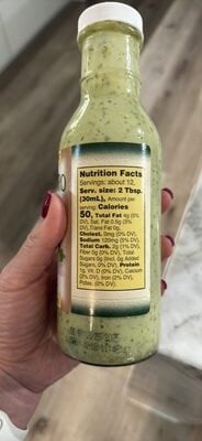 Trader Joe's Cilantro Dressing packaging