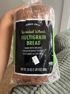 Trader Joe's Sprouted Wheat Multigrain Bread package