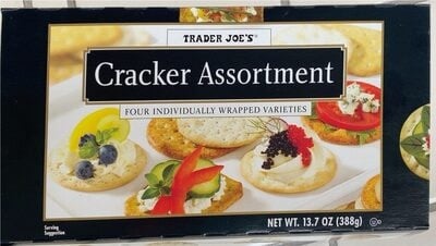 Trader Joe's Cracker Assortment packaging