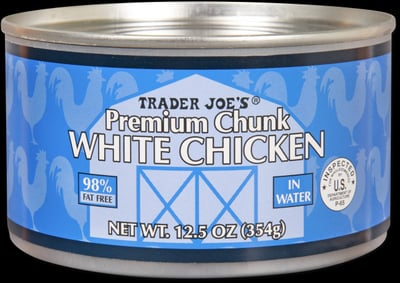 Trader Joe's Premium Chunk White Chicken package