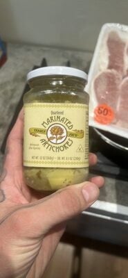 Trader Joe's Quartered Marinated Artichokes packaging