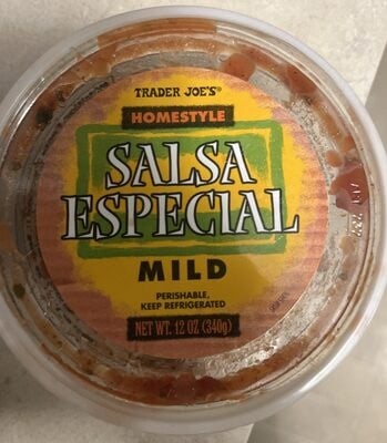 Trader Joe's Salsa Especial Mild packaging