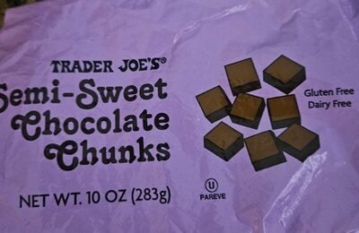 Trader Joe's Semi-Sweet Chocolate Chunks packaging