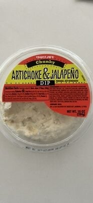 Trader Joe's Artichoke & Jalapeño Dip packaging