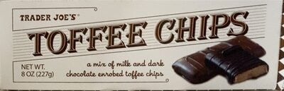 Trader Joe's Toffee Chips packaging
