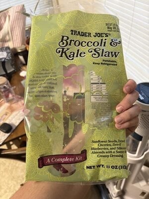 Trader Joe's Broccoli & Kale Slaw packaging