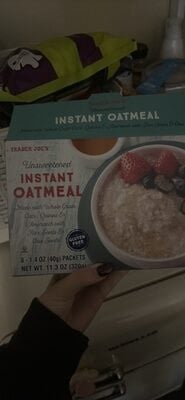 Trader Joe's Unsweetened Instant Oatmeal package