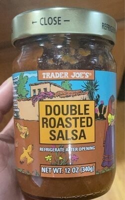 Trader Joe's Double Roasted Salsa package