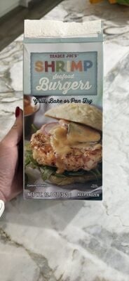 Trader Joe's Shrimp Seafood Burgers packaging