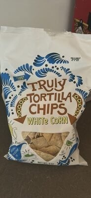 Trader Joe's Truly Tortilla Chips White Corn packaging