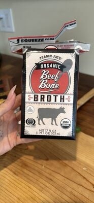 Trader Joe's Organic Beef Bone Broth package
