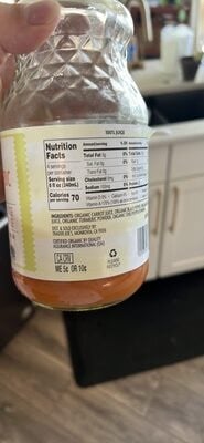 Trader Joe's Organic Carrot Turmeric Juice Blend package