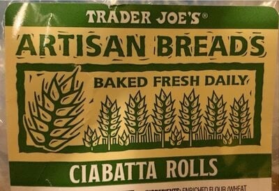 Trader Joe's Ciabatta Bread packaging