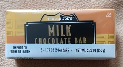 Trader Joe's Milk Chocolate Bars packaging