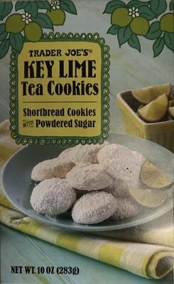 Trader Joe's Key Lime Tea Cookies packaging