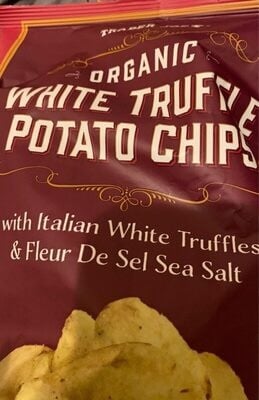 Trader Joe's Organic White Truffle Potato Chips packaging