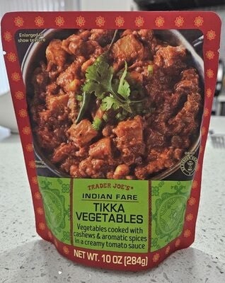 Trader Joe's Tikka Vegetables packaging