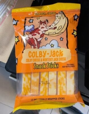 Trader Joe's Colby-Jack Snack Sticks packaging