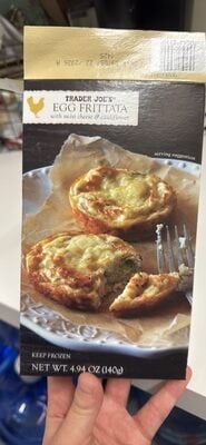 Trader Joe's Egg White, Swiss Cheese Breakfast Sandwich packaging