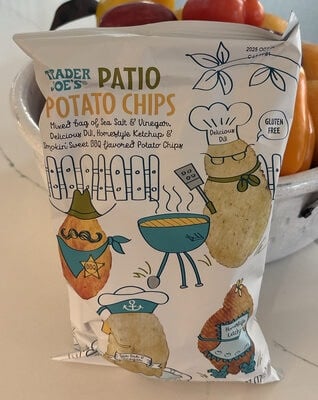 Trader Joe's Patio Potato Chips packaging