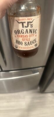 Trader Joe's Organic Kansas City Style BBQ Sauce packaging