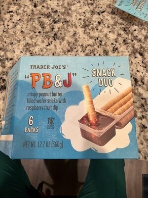 Trader Joe's PB&j Snack Duo packaging