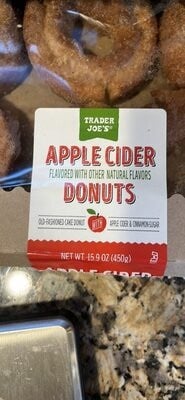 Trader Joe's Apple Cider Donuts packaging