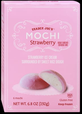 Trader Joe's Strawberry Mochi packaging