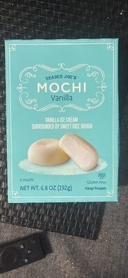 Trader Joe's Mochi Vanilla packaging