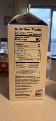 Trader Joe's Non-Dairy Oat Beverage packaging