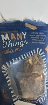 Trader Joe's Many Things Snack Mix packaging