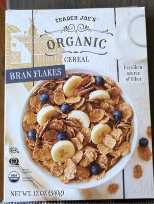 Trader Joe's Organic Bran Flakes packaging