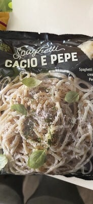 Trader Joe's Spaghetti Cacio E Pepe packaging